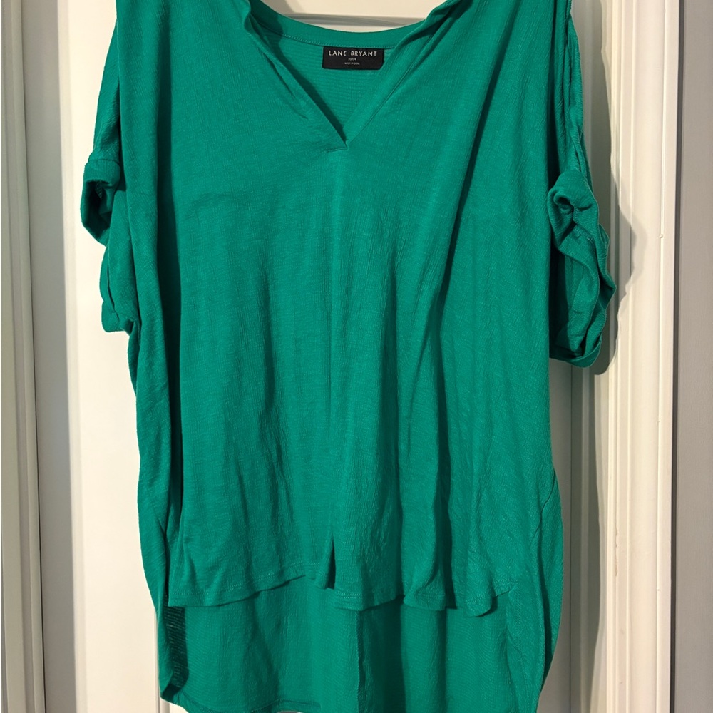 Lane Bryant Kelly Green Women's Top